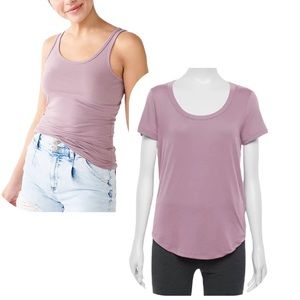 NWT Juniors SO Favorite lot of 2 tops - V-Neck tee and tank